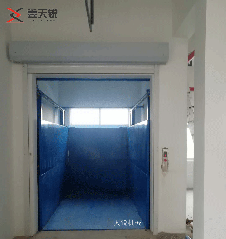 河北上货专用导轨式升降货梯